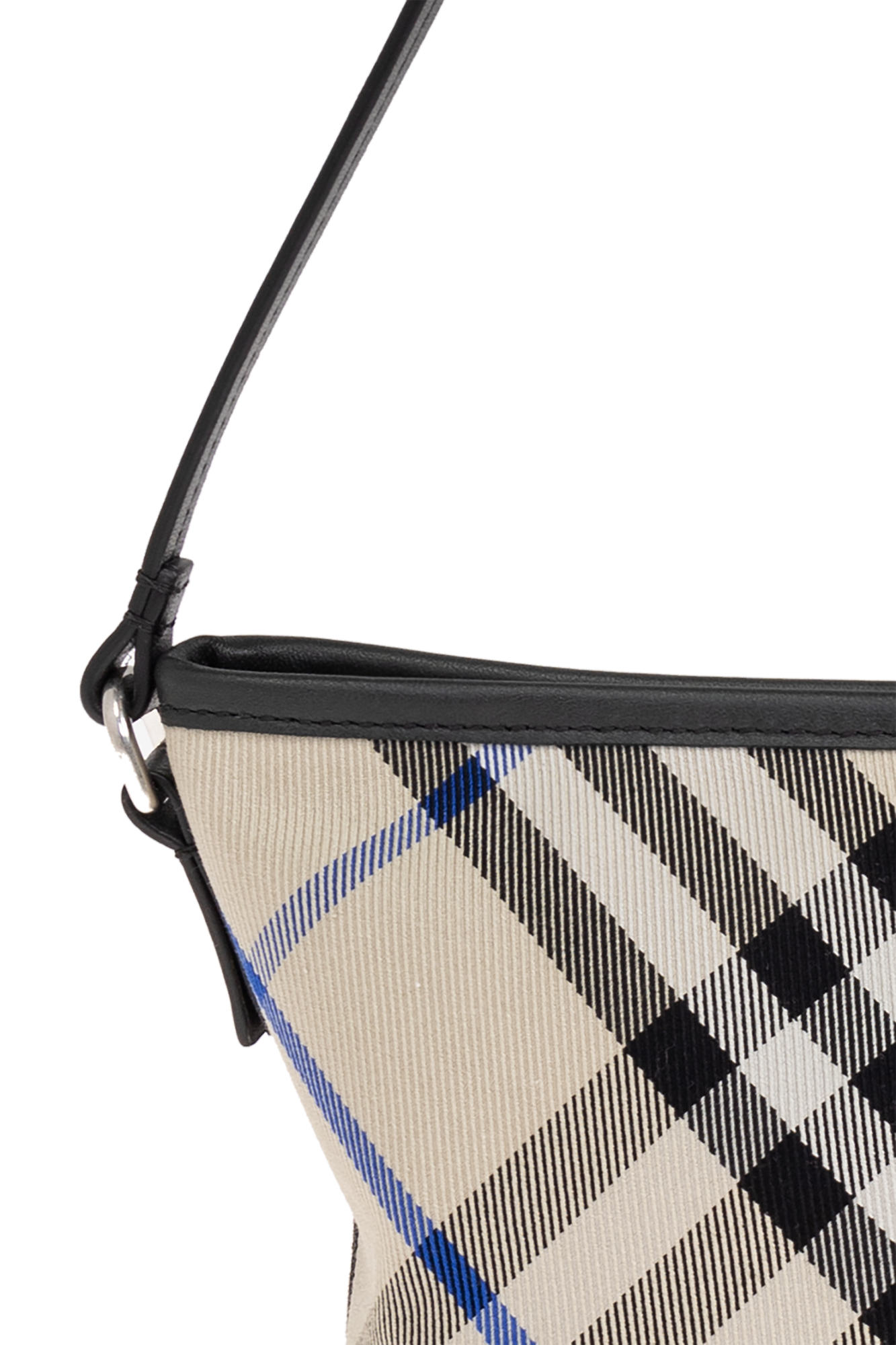 BURBERRY チェック小ショルタハック 8105767B9629 LICHEN Check Crossbody Bag in Lichen - Men, Nylon | Burberry® Official